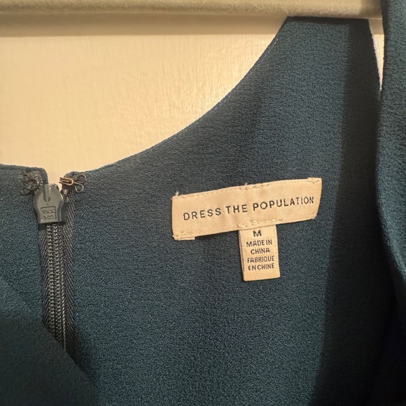 Dress the Population Iris Slit Crepe Gown - Picture 5 of 5